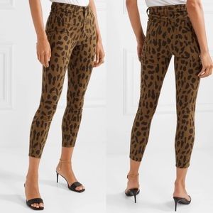 L'agence Margot High Rise Skinny Jeans In SpottedAnimal Size 23‎